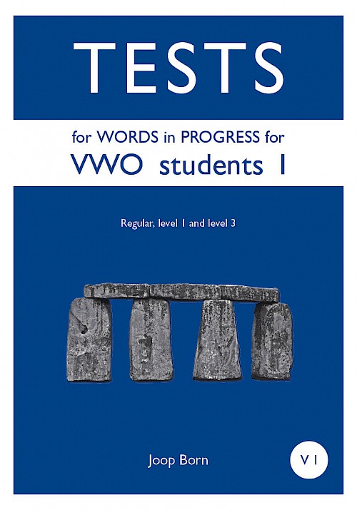 Tests for Words in Progress for VWO students I